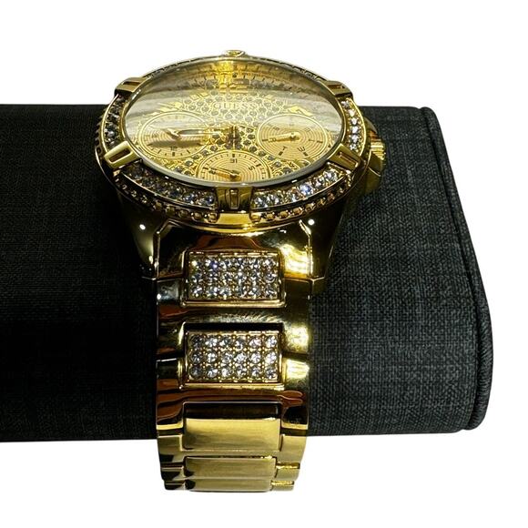 GUESS Unisex Gold-Tone Stainless Steel Bracelet Watch 40mm - Picture 5 of 13
